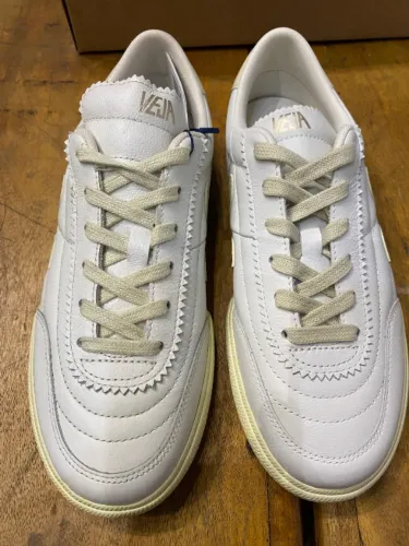 TÊNIS VEJA VJ060-37 PANENKA O.T LEATHER - WHITE CALCAIRE - Tamanho 37