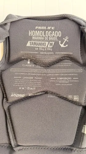 Colete Prolife Hydro Tamanho M Muito Novo - Homologado Marinha do Brasil