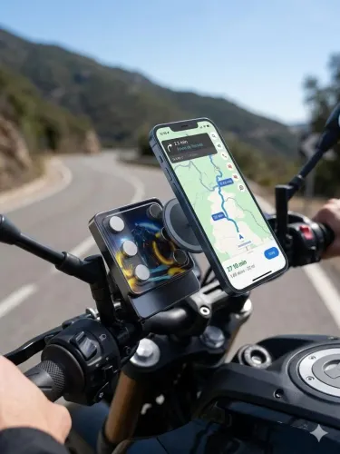 Suporte Magnético Veicular Xeno Para Moto - Praticidade e Fixação Forte! ?