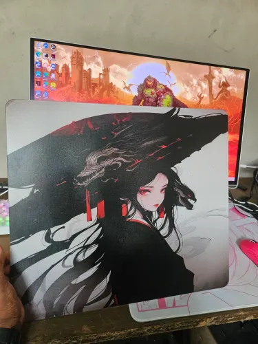 Mouse pad de vidro 