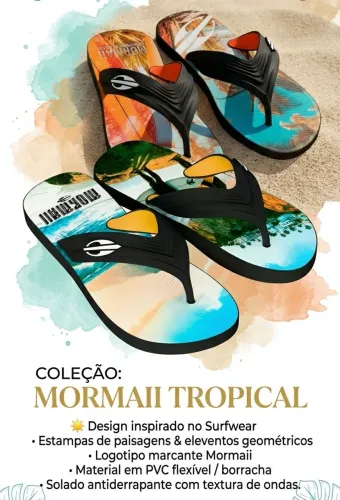 Chinelo Mormaii tropical 