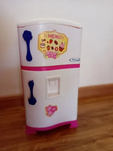 Geladeira rosa infantil 52cm Altura