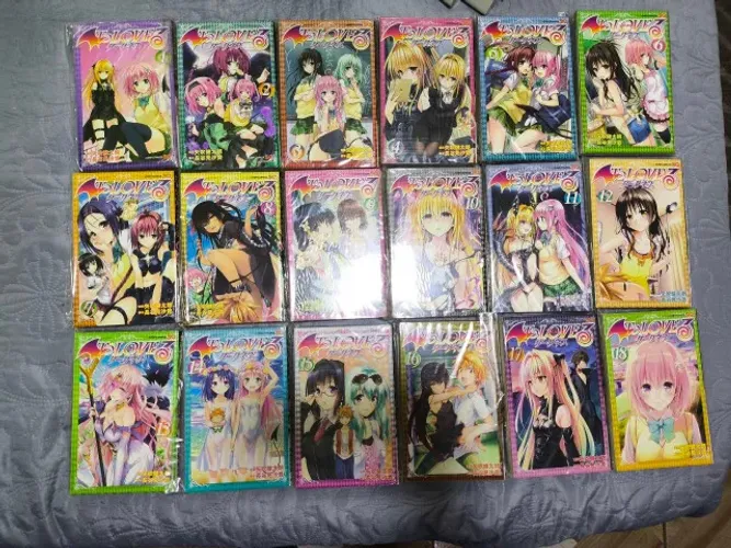 To Love-Ru e To Love-Ru Darkness: Mangás em JAPONÊS - Coleções COMPLETAS (Volumes 1 ao 18)