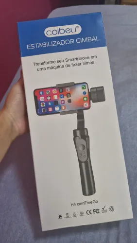 Estabilizador Gimbal Coibeu H4 camFreeGo na caixa completo semi-novo