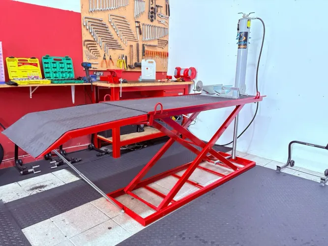 Elevador pneumatico para motos 350kg 