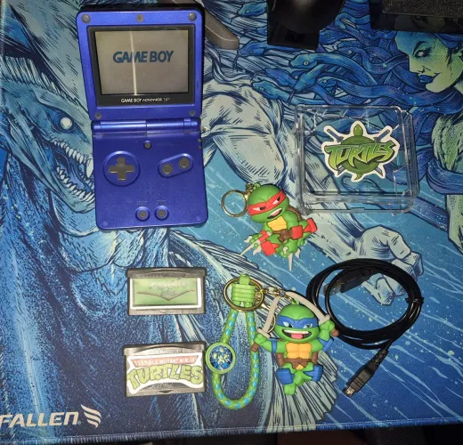 Game Boy Advance SP Azul (AGS-001) + Jogos