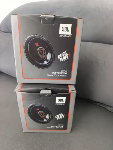 2 pares Alto Falante JBL Triaxial 6 polegadas 80 rms (160 o par)