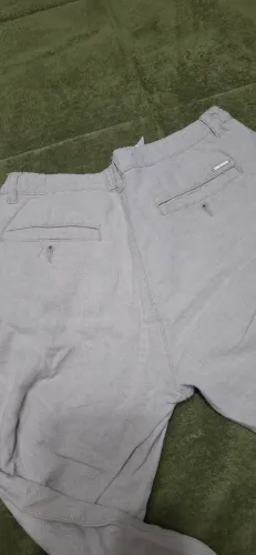 Calça de linho