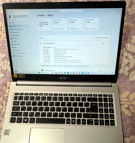 OPORTUNIDADE: Notebook Acer Aspire 5 (A515-54-50BT) à Venda!