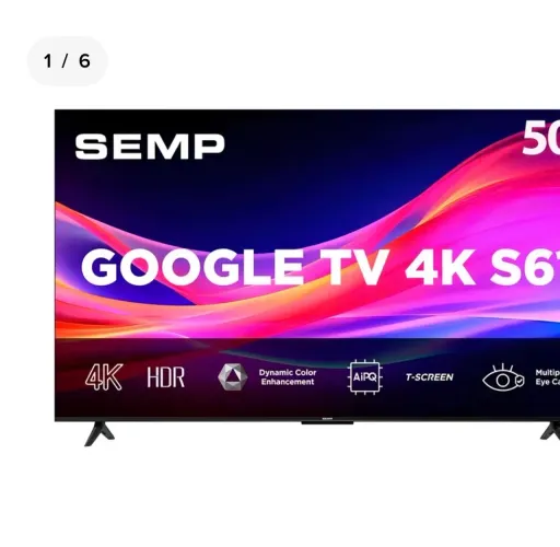 Smart Tv 50 Led 4k Ultra Hd Semp Tcl S61 Google Tv