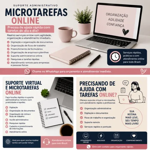 MICROTAREFAS ONLINE ? SUPORTE ADMINISTRATIVO