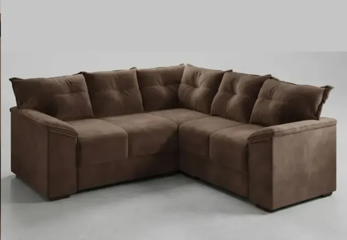 Vendo sofa de canto marrom