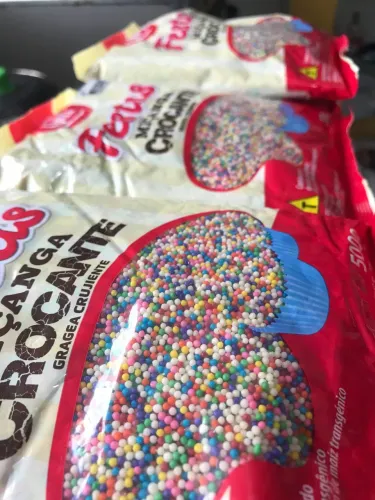 BOLINHAS PCT 500g DE CONFEITAR COLORIDAS