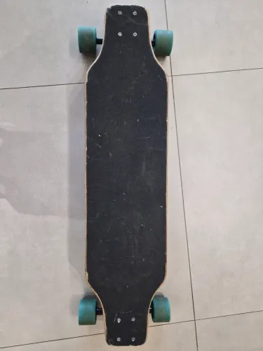 Longboard Mentex 94mm Com Lixa Long Board Skate 