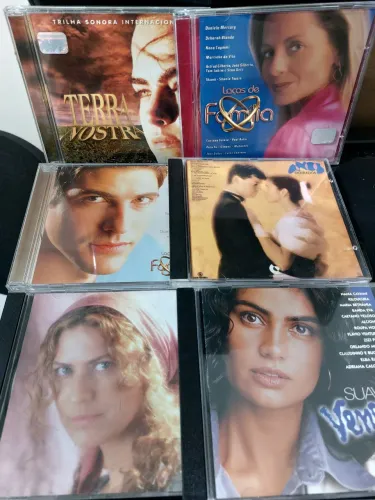 Lote CD Novelas Terra Nostra Laços de Família Suave Veneno O Rei do Gado Anos Dourados