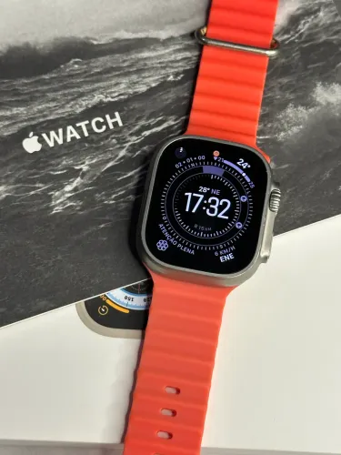 Apple Watch Ultra 1 49mm Titanium Natural semi novo!!