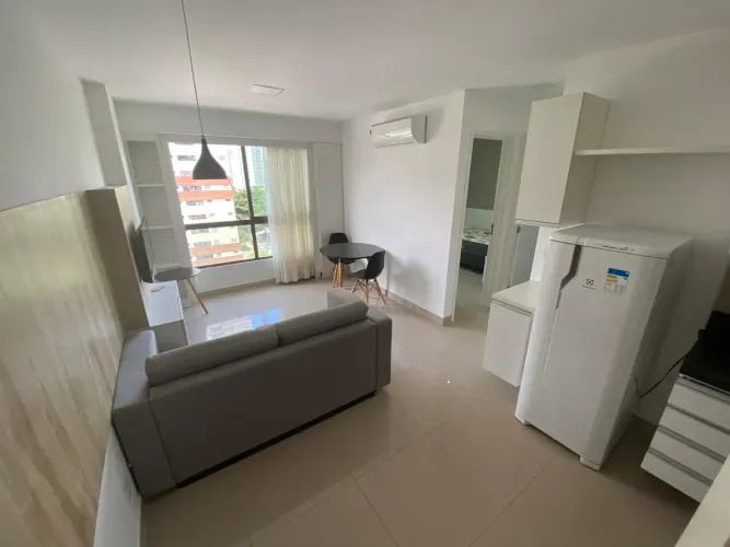 Excelente flat disponível para locação no Beach Class Jaqueira