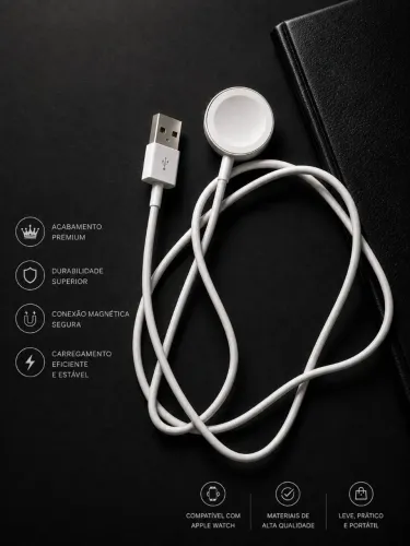 Carregador Magnético Apple Watch Séries 1 - 6