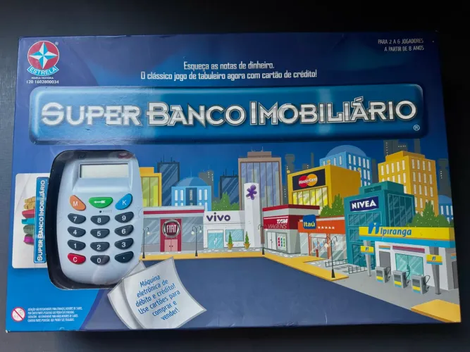 Jogo Super Banco Imobiliário com Maquininha 