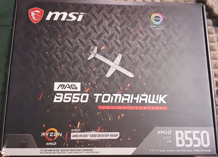 B550 Msi Tomahawk - Am4, Ddr4 atx