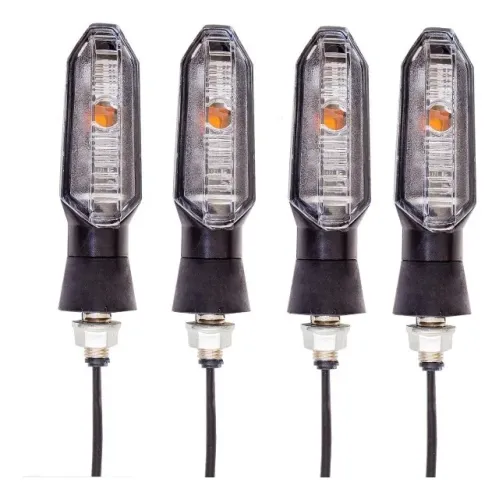 Kit 4 Pisca Led Seta Cb Twister 250 Lander 150 250 Universal