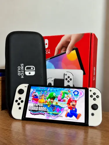 Nintendo Switch OLED Desbloqueado Modchip + SD SanDisk 256GB + Caixa