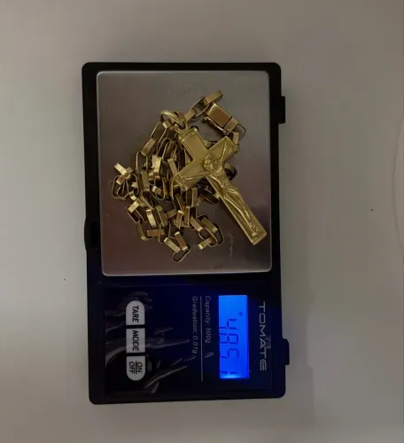 Corrente de ouro maciço 18k