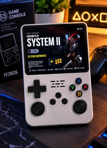 Console Portátil R36S + de 15.000 Jogos