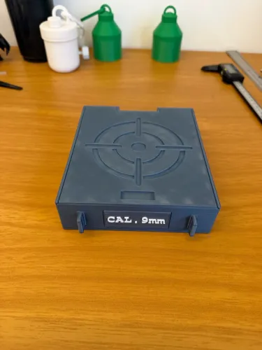 Caixa de muniçao 9mm