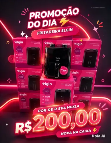 Fritadeira elétrica Elgin nova na caixa