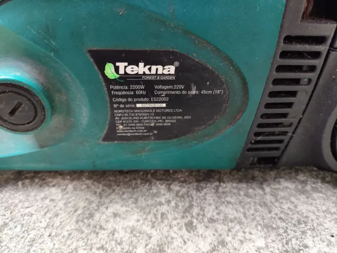 Motoserra Tekna 2200w 220v
