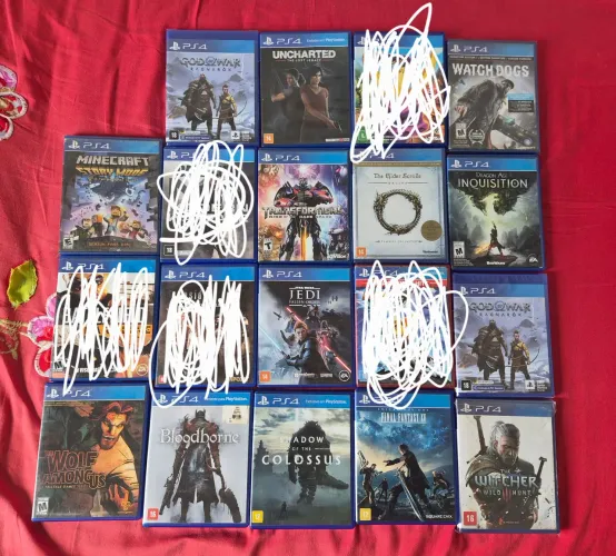 Lote Jogos PS4 - FAÇO ENVIO