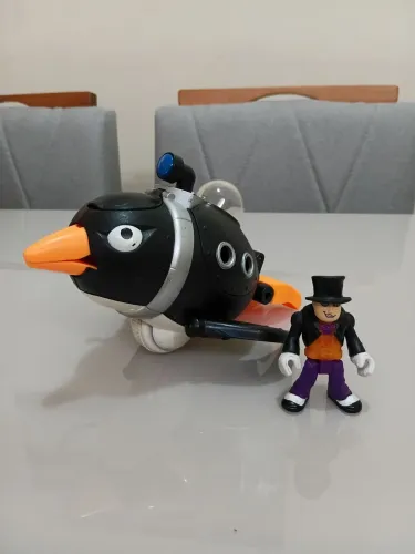 Pinguim com veículo - Imaginext DC Super Friends