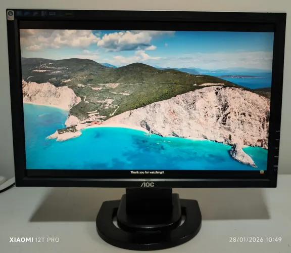 Monitor Tela Aoc 20 com defeito