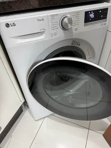 Lava e Seca Smart LG 11kg Branco com Inteligência Artificial AIDD VC4 CV5011WG4A - 220V