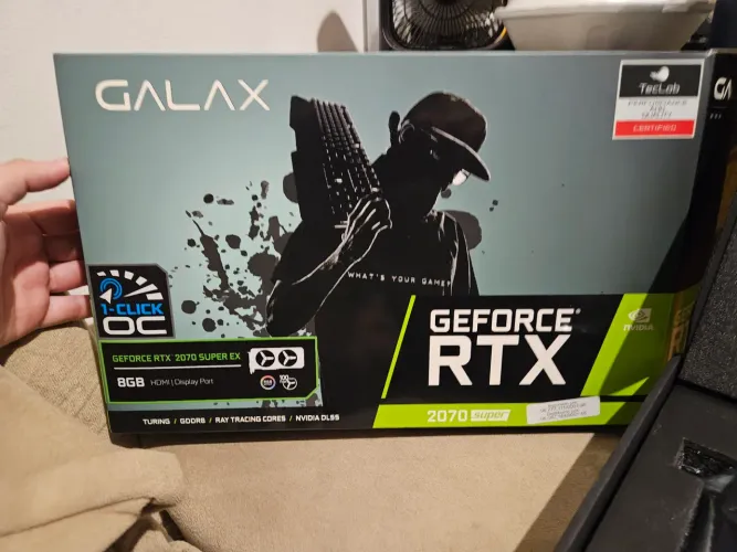 Placa de video nvidia Rtx 2070 super Galax perfeita dlss 4.5 