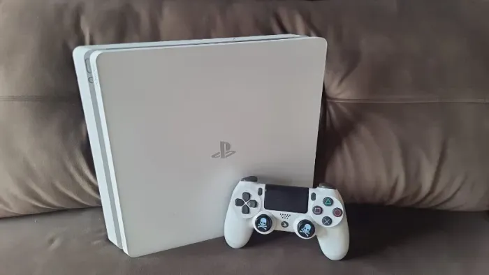 Console Ps4 Playstation Slim 500 Gb Hdr Branco Cuh-2116a