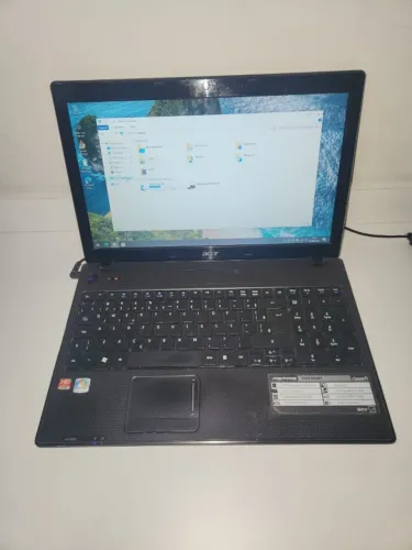 Notebook Acer Processador AMD-50 / 8GB DDR3 / SSD 120GB/Placa de Video 256MB