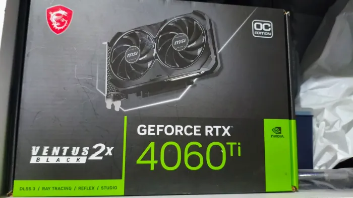 Placa de Vídeo MSI GeForce RTX 4060 Ti Ventus 2X Black OC Edition!