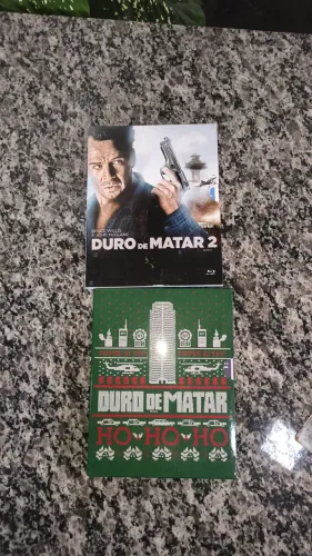 Blu-ray Duro de Matar 1 e 2 com Luva 