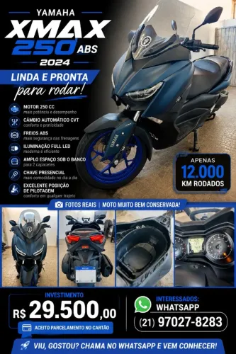 XMAX 250 ABS 2024 - 12 mil km