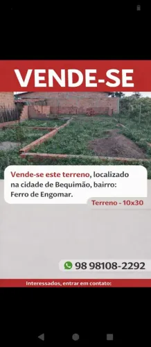 Vendo terreno com construção 