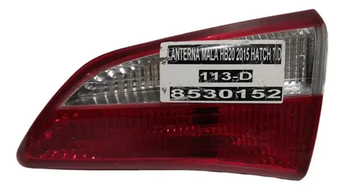 Lanterna Mala Hb20 Hatch 2013/2015 Lado Direito Direito/passageiro