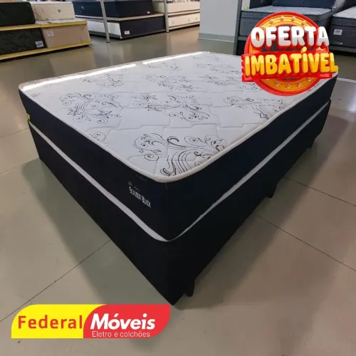 Cama Box Casal Padrão Base e Colchão Separados e Embalados de Fábrica - Entregamos