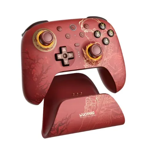 Controle Sem Fio 8bitdo Ultimate 2 Edição Especial Wuchang Cor Vermelho