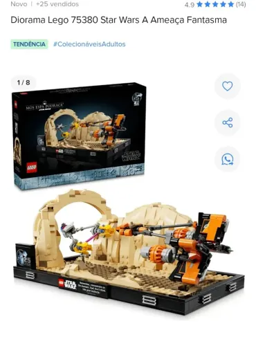 Lego Star Wars NOS ESPA PODRACE 75380. NOVO. ORIGINAL 