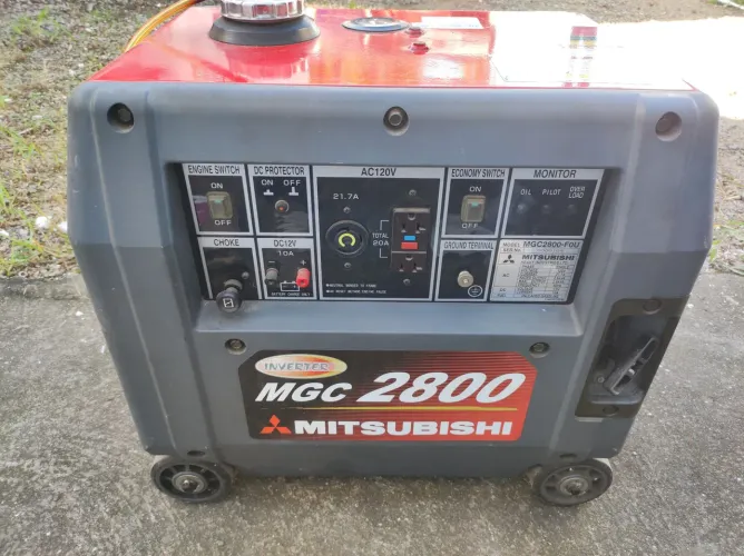 Gerador a gasolina INVERTER Mitsubishi 2800W 110V