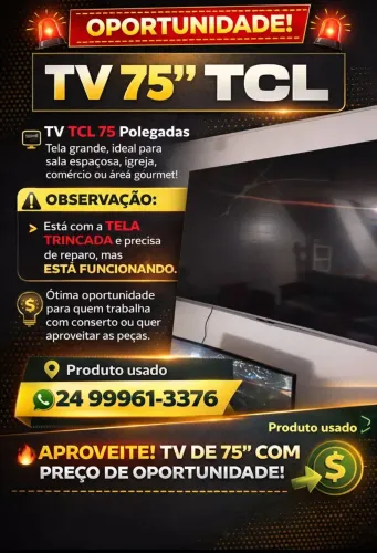 Tv 75 polegadas 