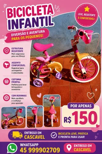 Bicicleta infantil