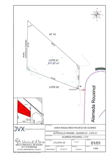 Terreno exclusivo de 611,87 m² na, perfeito para quem busca espaço, conforto e privacidade